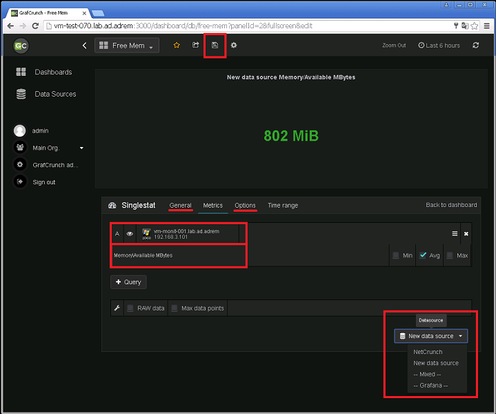 Configure your stat as desired