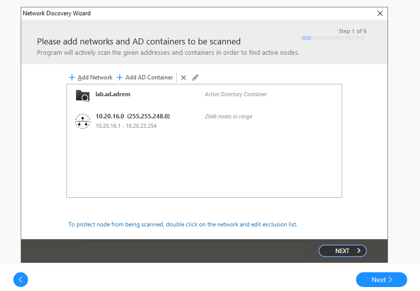 Add networks to monitoring
