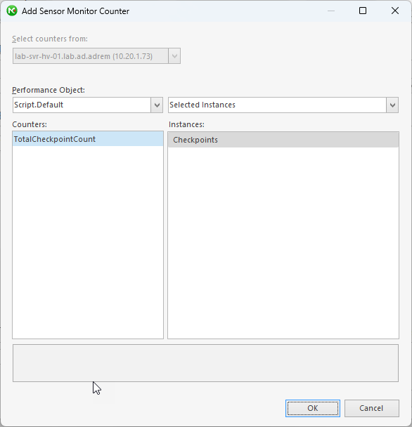 Add sensor monitor counter