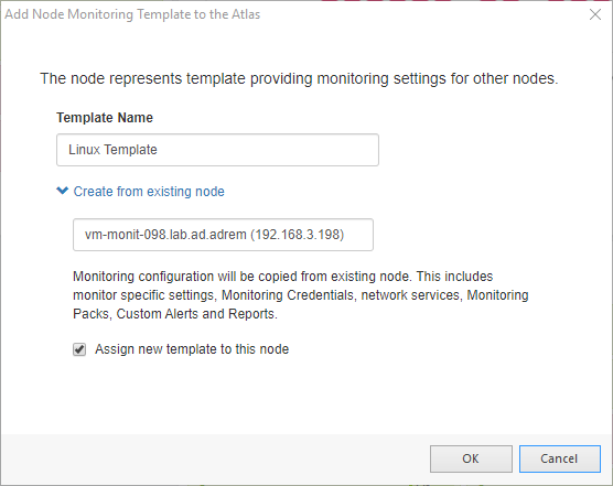 add monitoring template