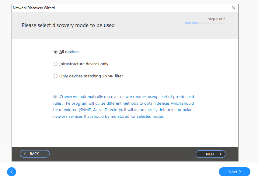 Choose-network-discovery-mode-netcrunch