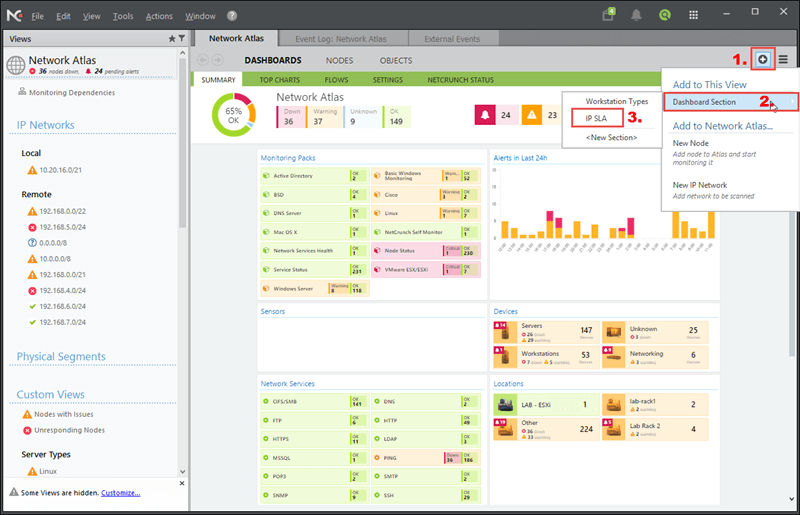 dashboard-ipsla