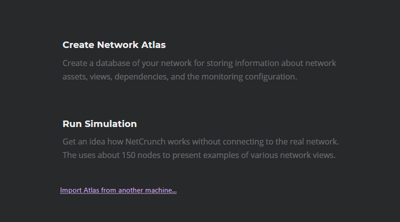 Network atlas