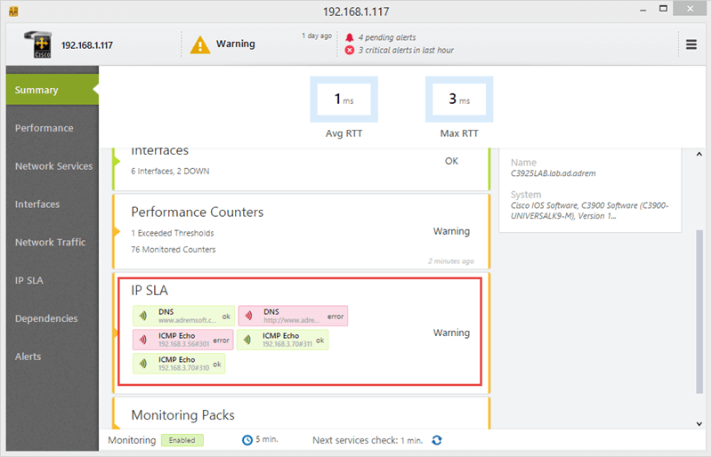 nodeStatusSummary-ipsla