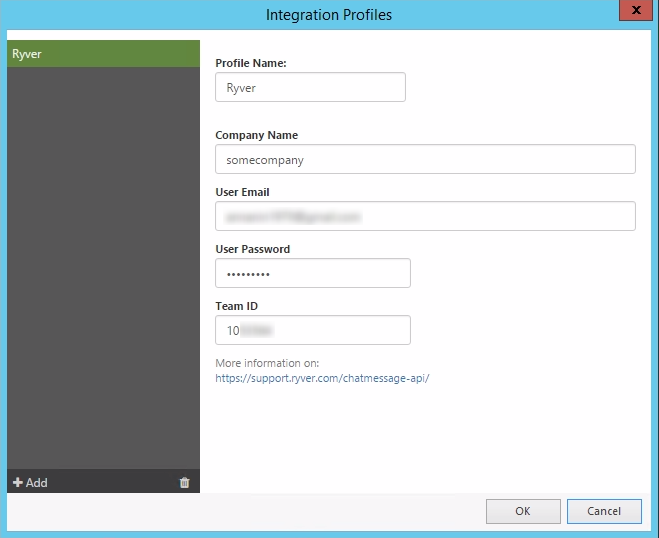 Ryver Integration Profile