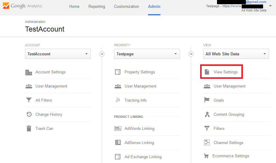 Analytics Prefferences