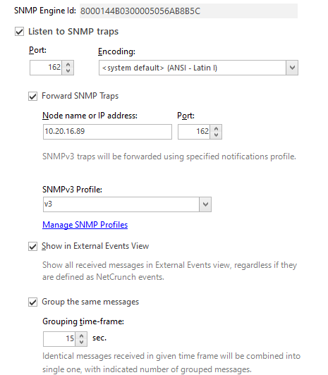 @SNMP Trap Forwarding