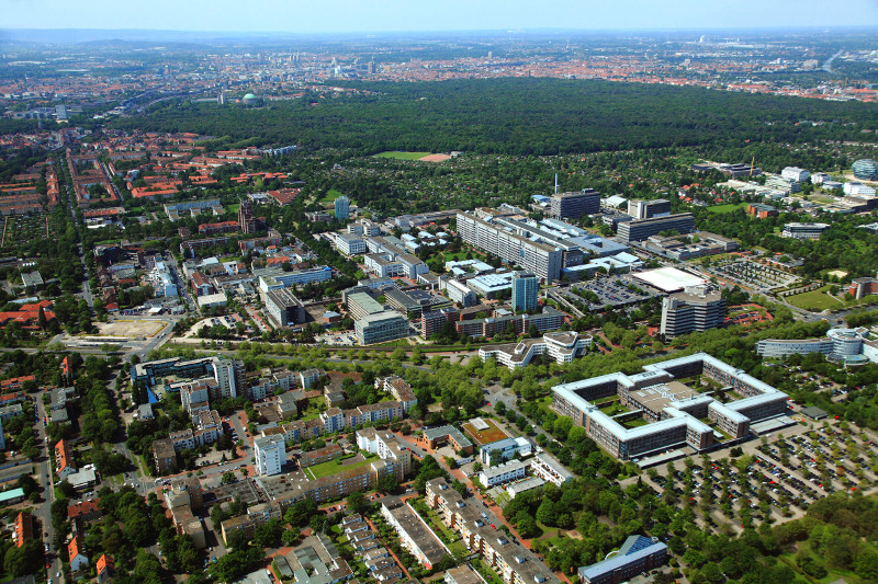Overview of the MHH campus